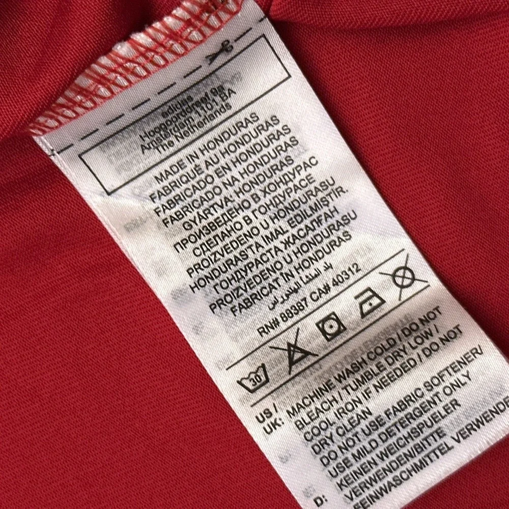adidas Louisville Cardinals Baseball T-Shirt Mens Medium Red Performance Stretch